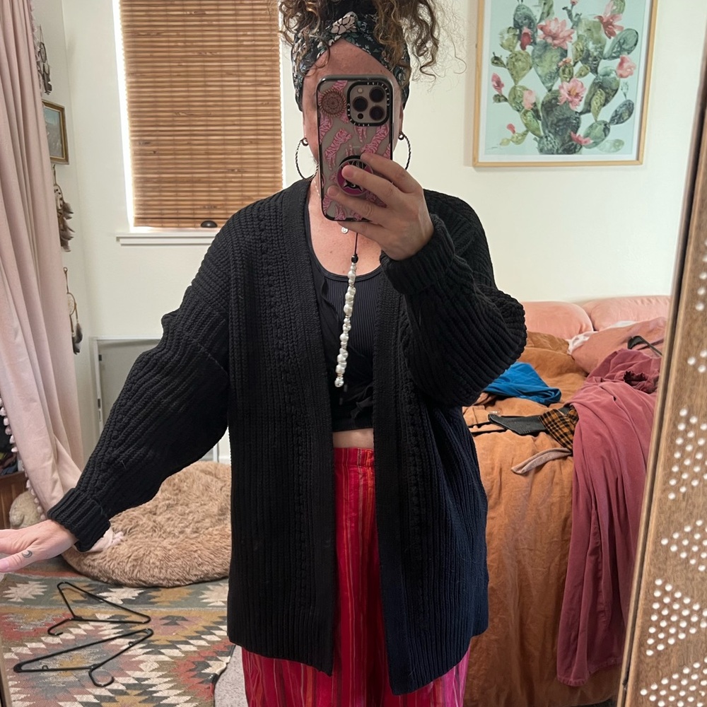New Free People Swim too Deep Cardigan small
